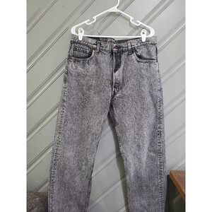 Vintage USA 501 Levis Stone/Acid Washed Jeans (36w/32L)522
